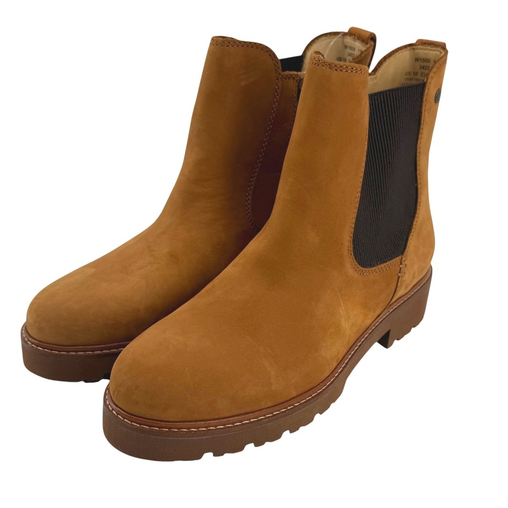 Samuel Hubbard North Star W1500 Whiskey Leather Chelsea Boots Womens 10 Lug Sole